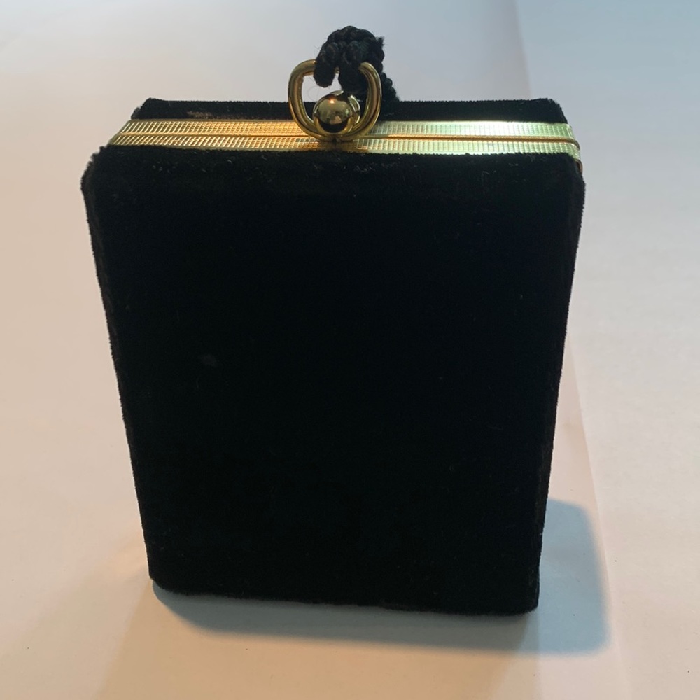 COPY - Velvet Box Bag - Black